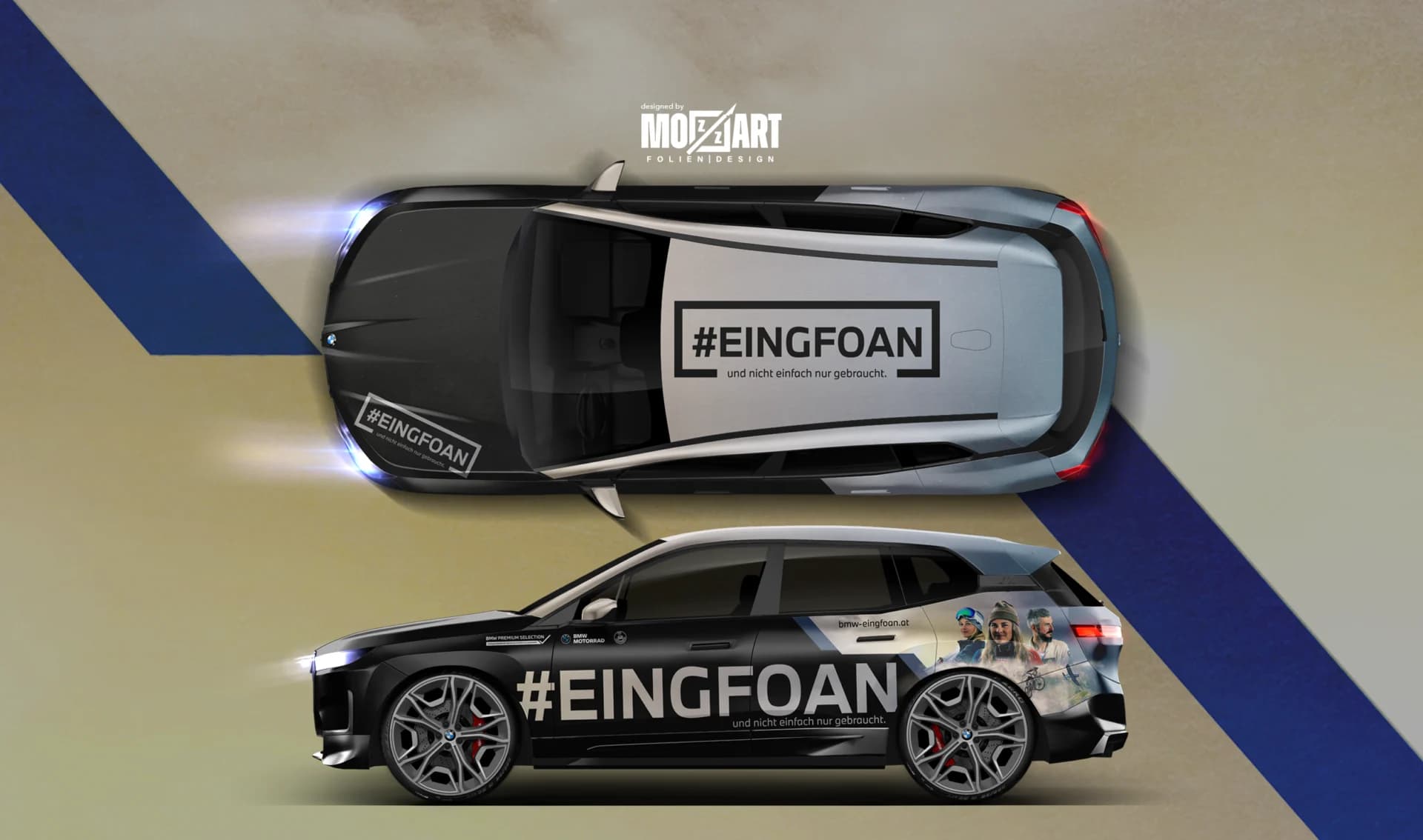 BMW Austria Group – Kampagnenfolierung #eingfoan