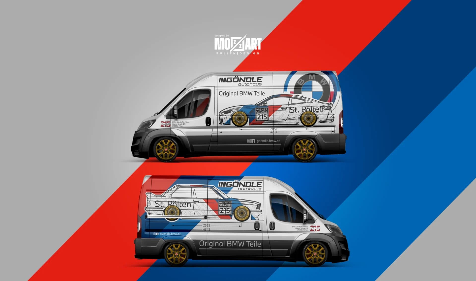 Autohaus Göndle – BMW Motorsport Illustration