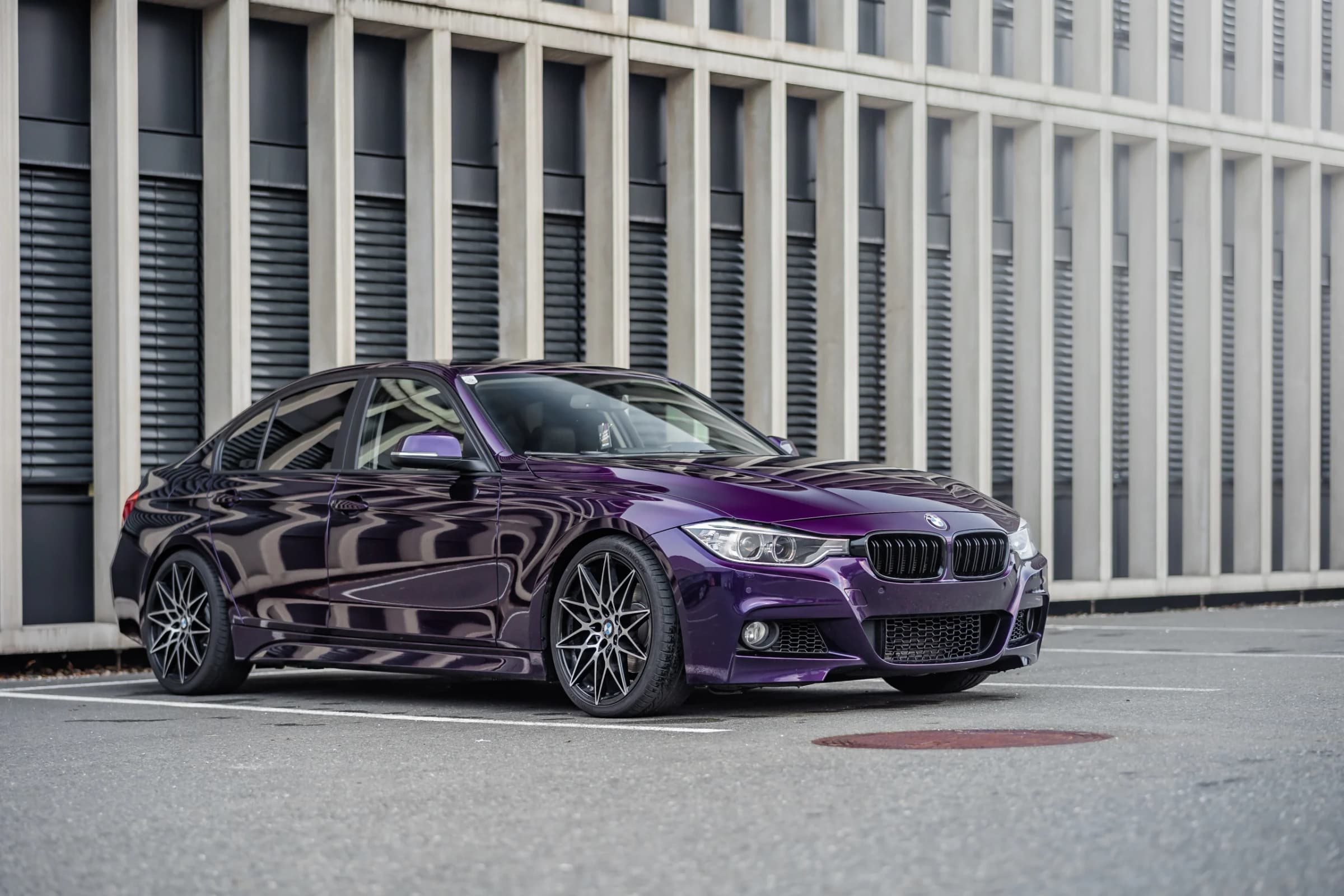 Vollfolierung – Midnight Purple